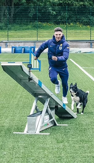 邮报：加拉格尔赖斯戈登参加宠物狗比赛，搭档参照英格兰队友命名