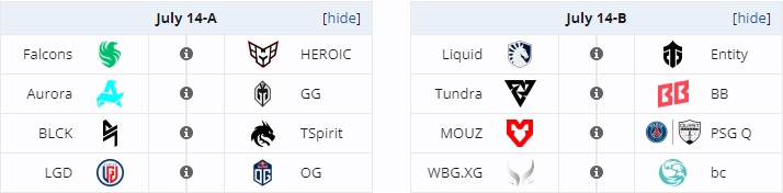 利雅得大师赛DOTA2小组赛分组出炉：A组LGD B组XG 7月10日开战