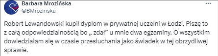 😲波媒：莱万涉嫌学历造假，任课老师称他从未上课却通过考试