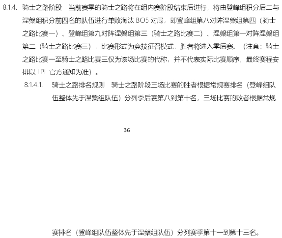 LPL骑士之路8-10名到底怎么排❓️❓️将根据赛果、分组以及组内战绩排列