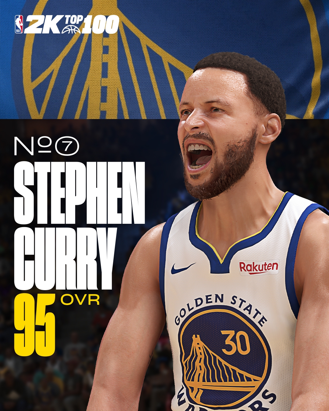 🎮️NBA2K25能力值第7名：库里95