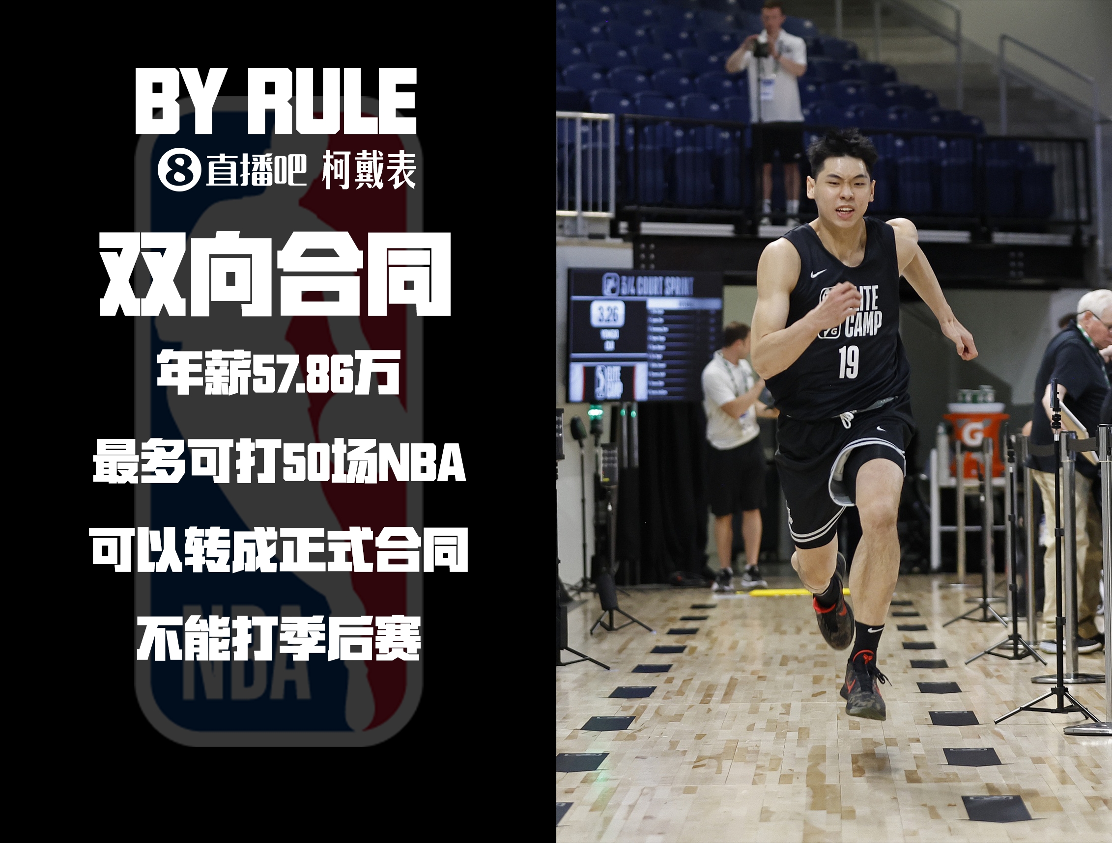 ?崔永熙的双向合同：年薪58万！可以打NBA也可以转正