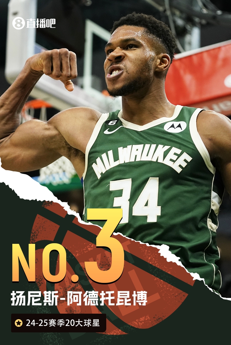 🌟NBA新赛季20大球星之No.3：字母哥