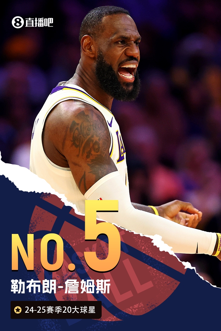 ?NBA新赛季20大球星之No.5：詹姆斯?