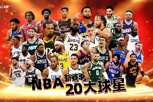 NBA新赛季20大球星评选公布：约基奇荣登榜首