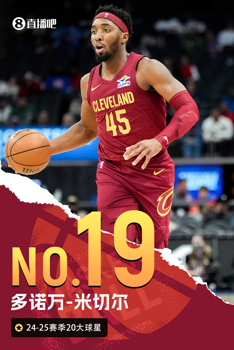 🌟NBA新赛季20大球星之No.19：米切尔🕷️