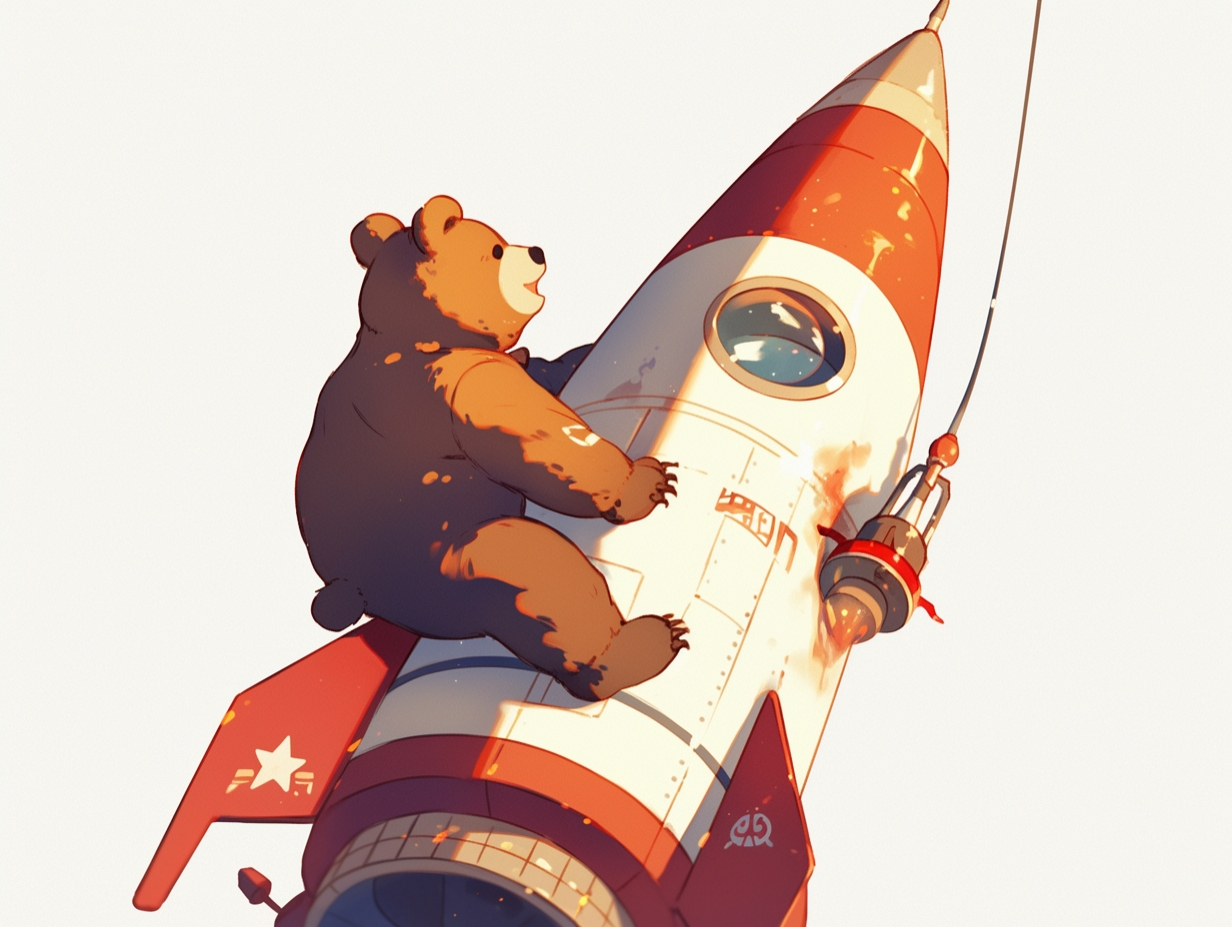 【AI绘图】🚀火箭大胜灰熊🐻取首胜：你挂我身上我也要升空