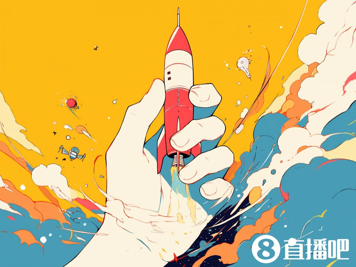 【AI绘图】🚀火箭复仇马刺：冲破巨掌 成功升空~