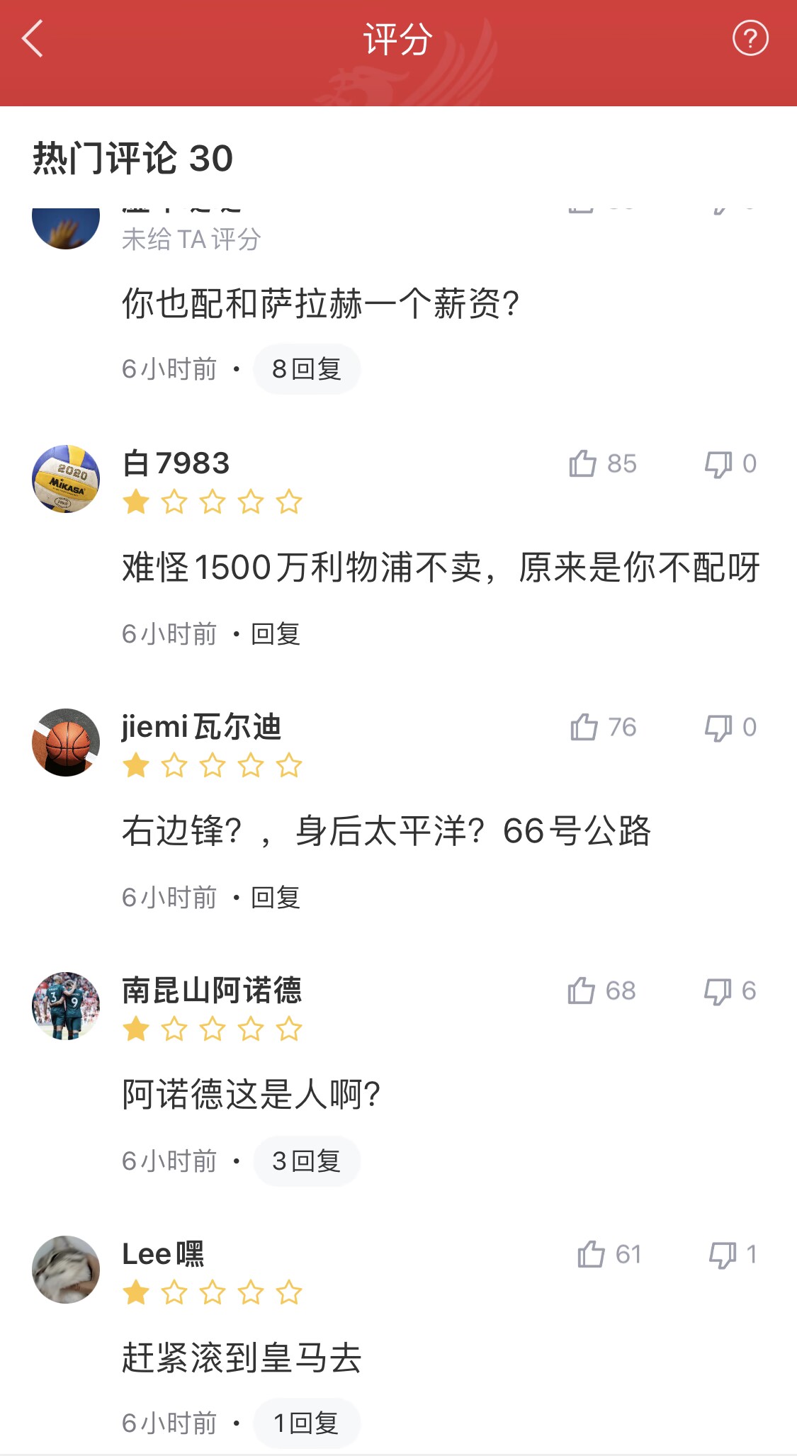 2.4分！阿诺德被狂批：被达洛特军训，你也配和萨拉赫一个薪资？