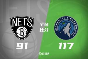 森林狼大胜篮网取得2连胜