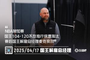 国王宣布与总经理麦克奈尔分道扬镳