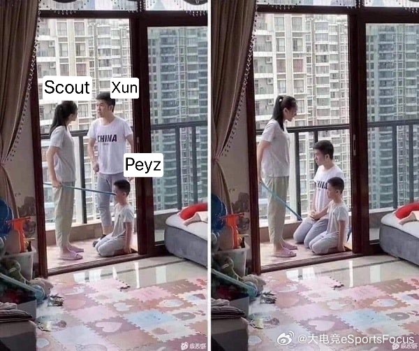 【QY球友会】带娃感好强！Scout韩语向Peyz强调细节 Xun发现语气不对立马开口安慰