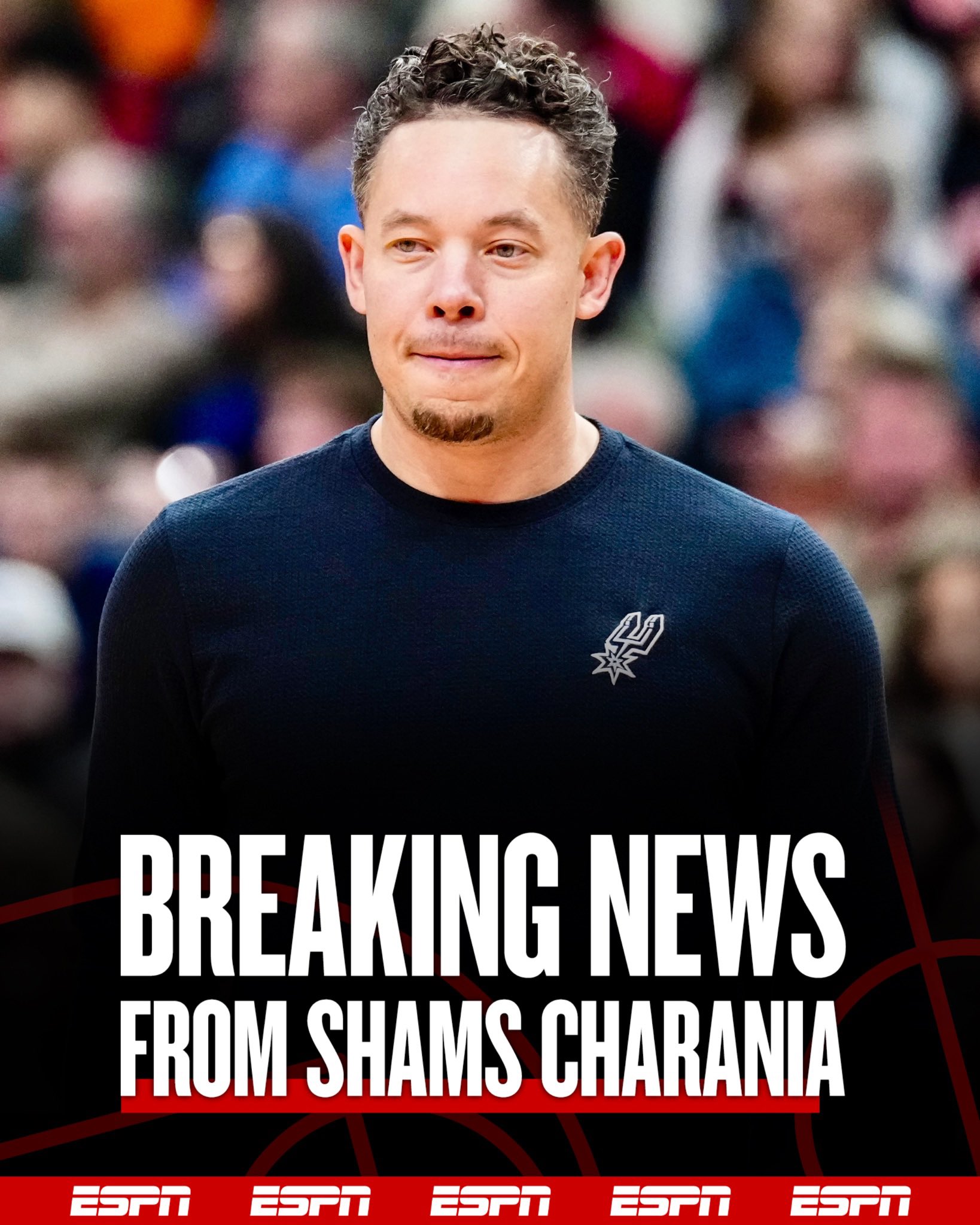 Shams：代理主帥米奇-約翰遜接替波波維奇，擔任馬刺主教練！