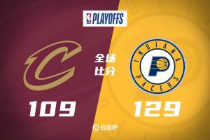 步行者主场大胜骑士，步行者领先2-1夺得赛点