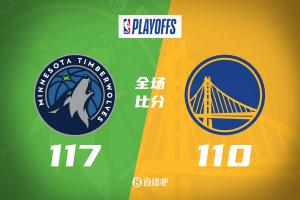 森林狼轻取勇士，大比分3-1获得赛点