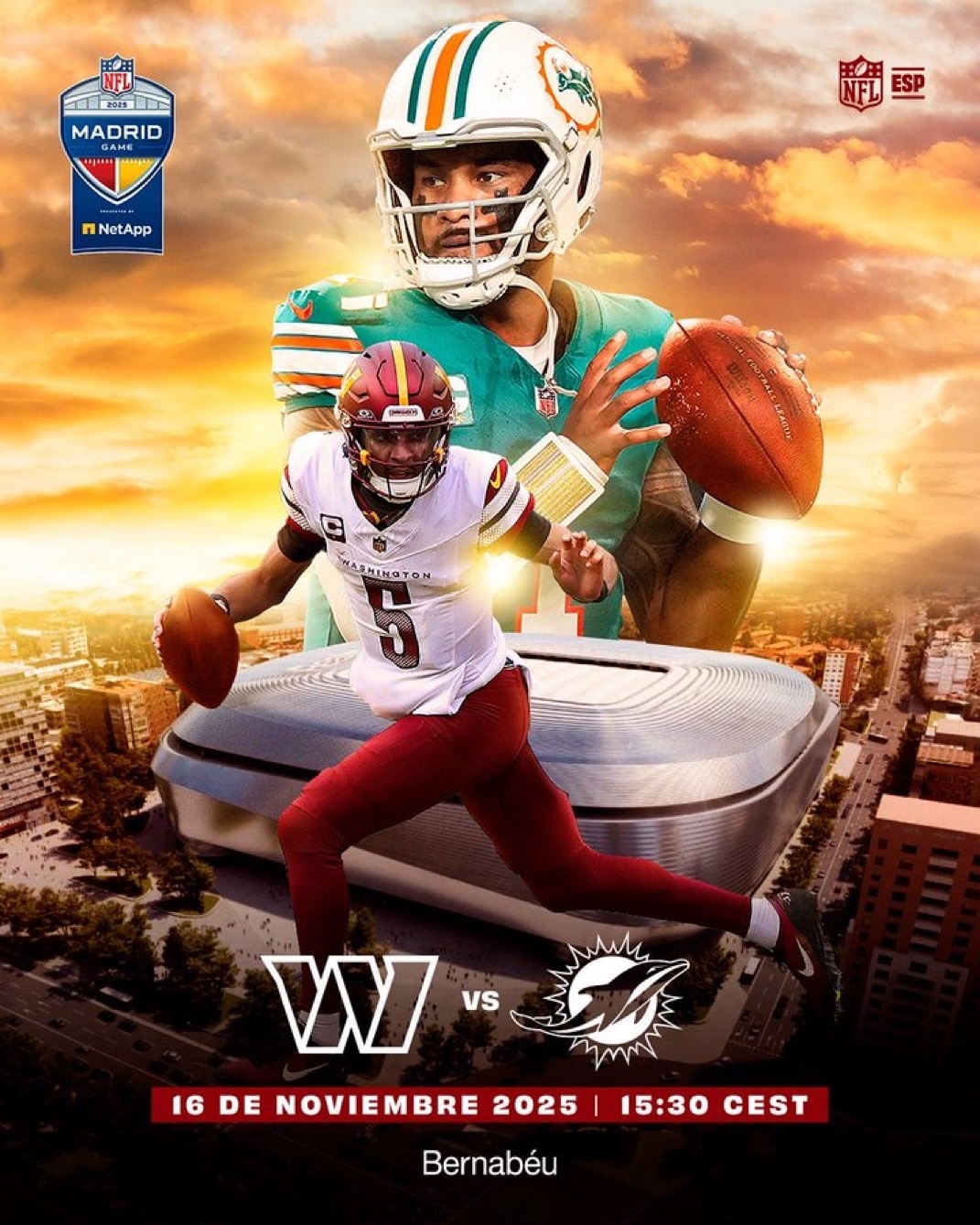 【体育世界】马卡：作为国际扩张战略的一部分，NFL赛事即将在伯纳乌球场举行(图1)