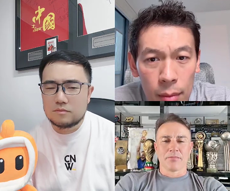 卡纳瓦罗:我不太了解王钰栋,中国球员要去欧洲我有能力一定帮忙