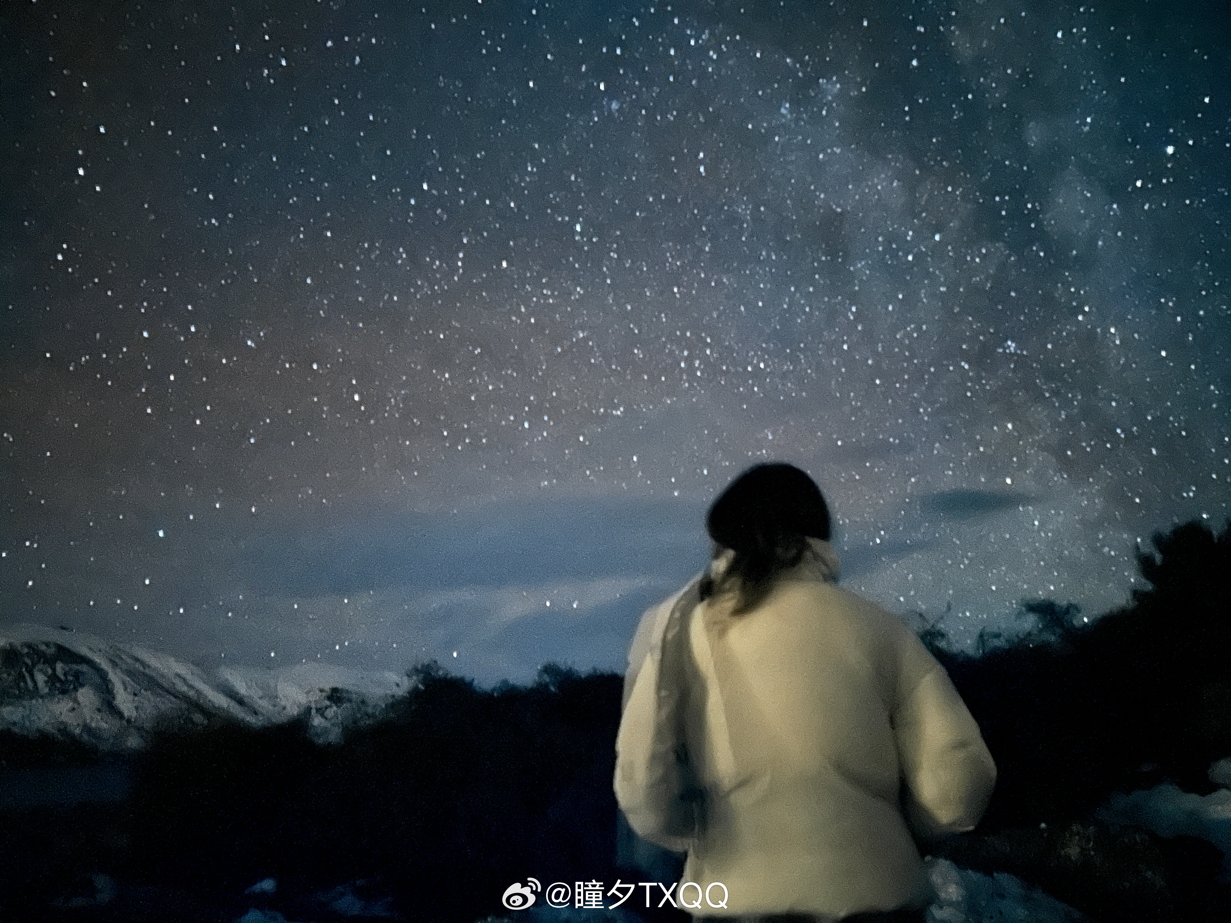 解说瞳夕晒照：拍了好久的星星送给你