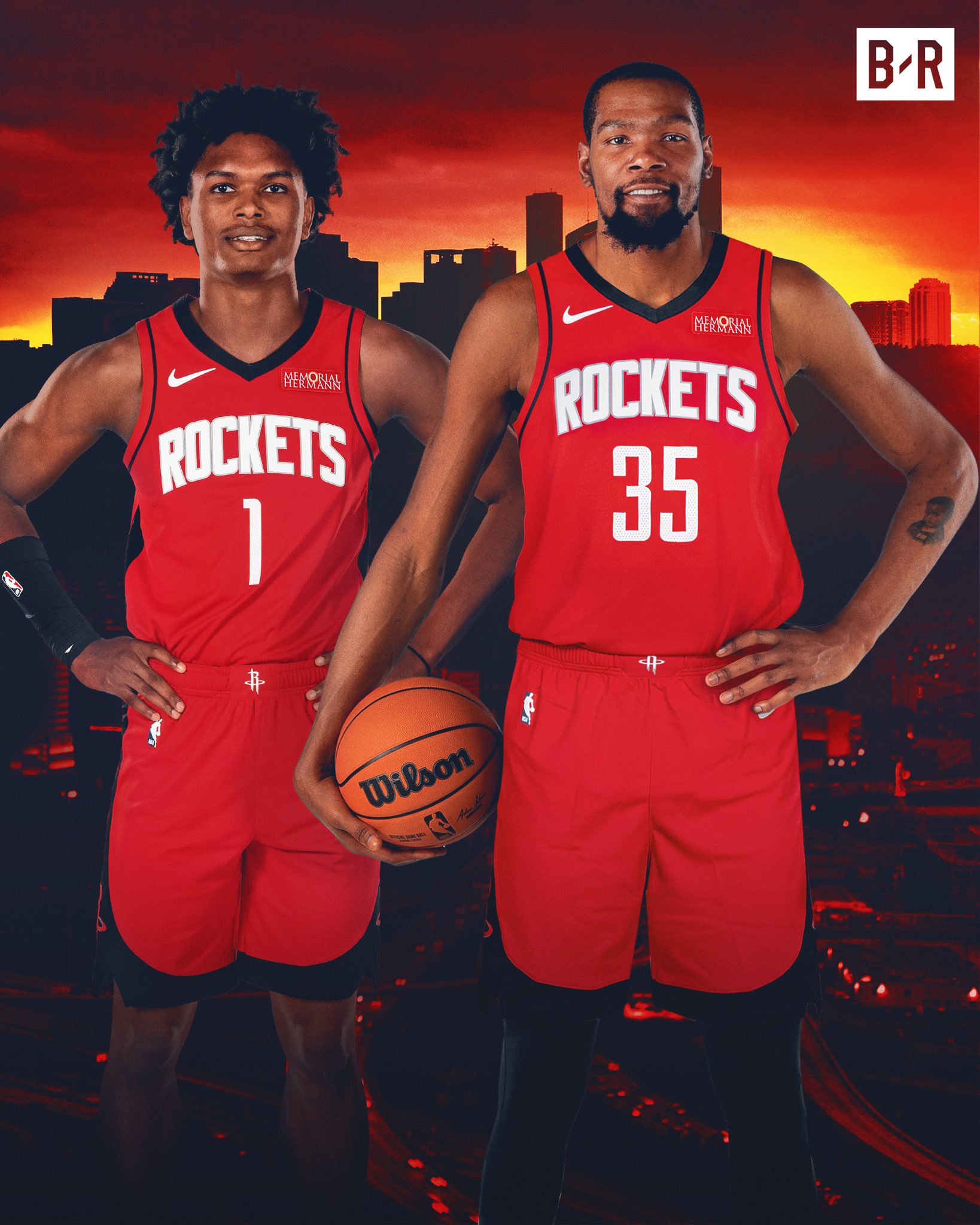 KD7月可签2年1.22亿~名记：火箭坚信和杜兰特的合作关系是长期的
