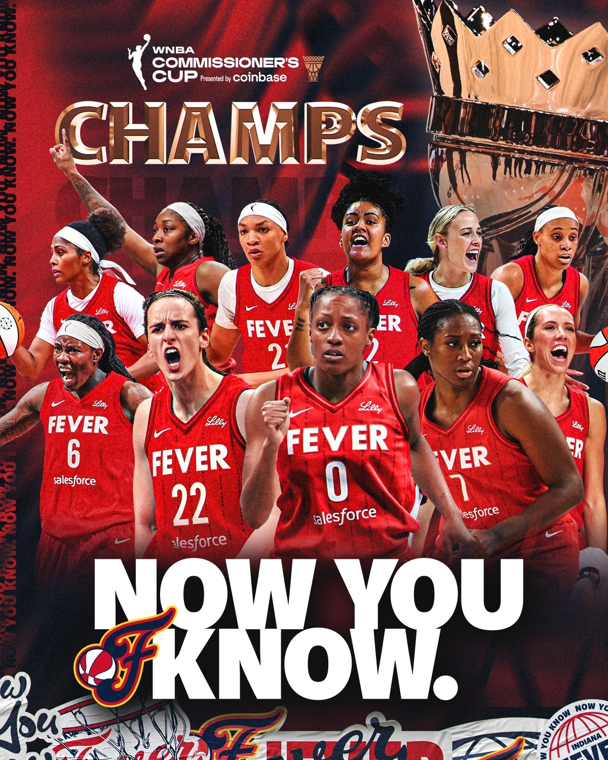 [NBA]狂热WNBA总裁杯夺冠！克拉克躺冠+躺拿4万多美元(图3)