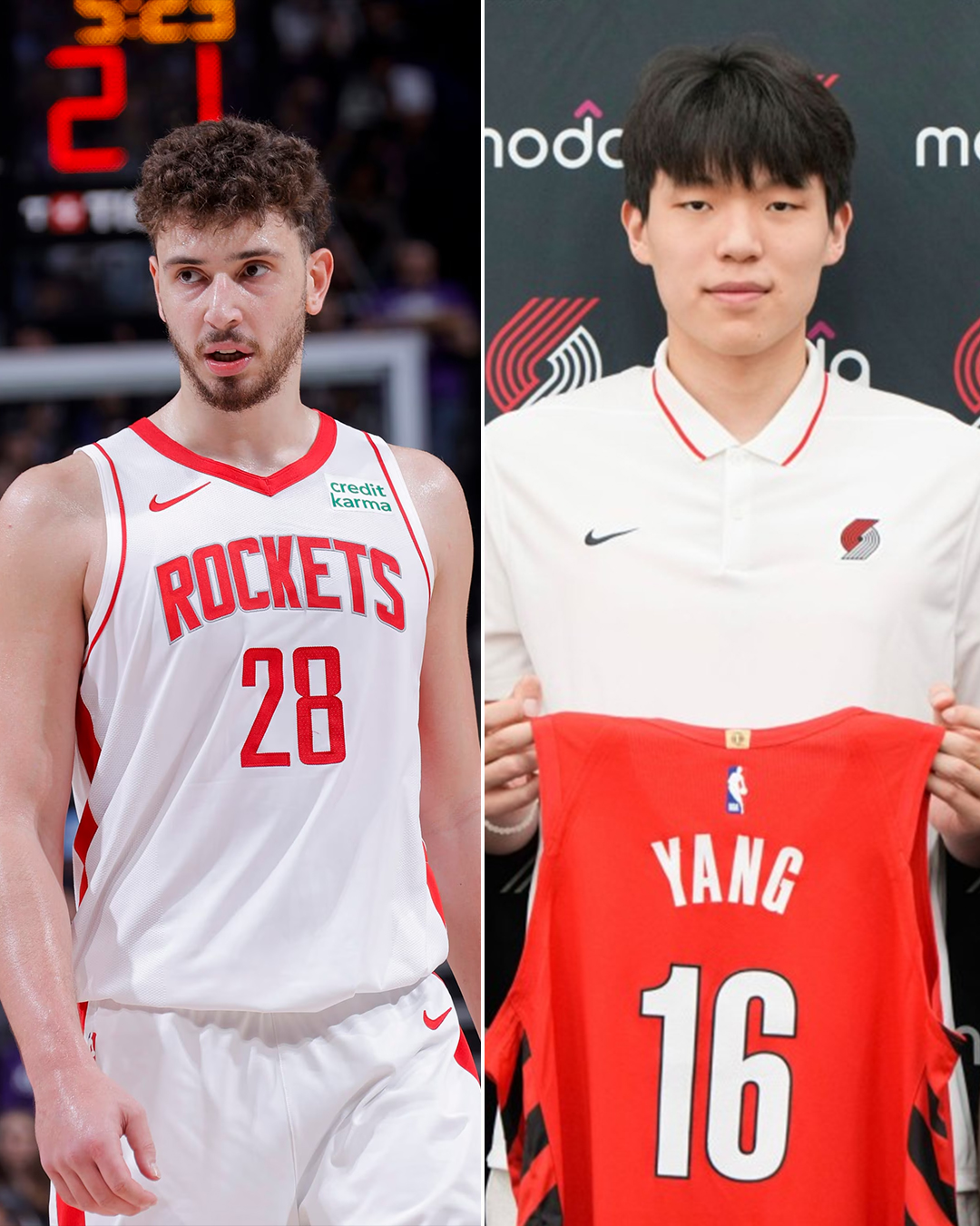 媒体人：训练师认为杨瀚森水平不比马卢阿奇低&天花板比申京高