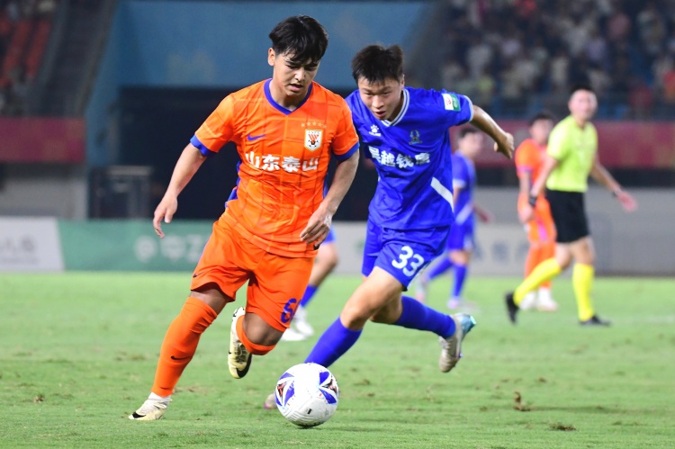山东泰山B队主场3-0杭州临平吴越队