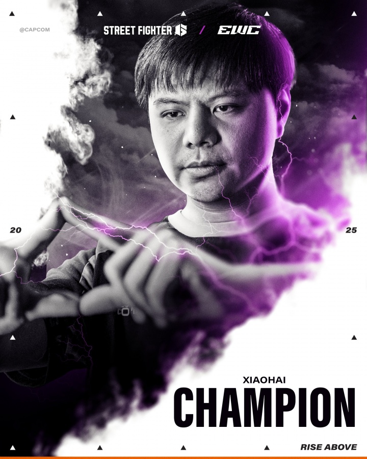 见证历史🏆36岁Xiaohai卫冕电竞世界杯街霸6冠军，奖金25万刀