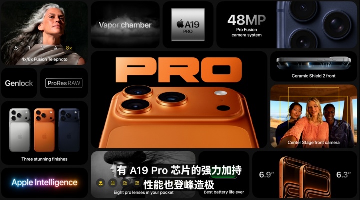 🍎苹果iPhone17系列发布：最香标准版5999元，最顶配ProMax版17999元