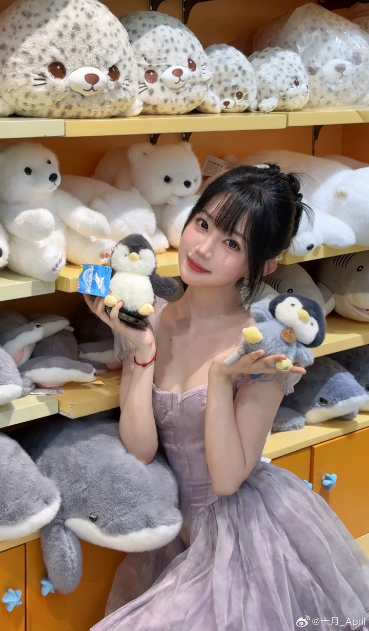 充Q币吗！主持十月更博晒照：🐧被企鹅包围啦