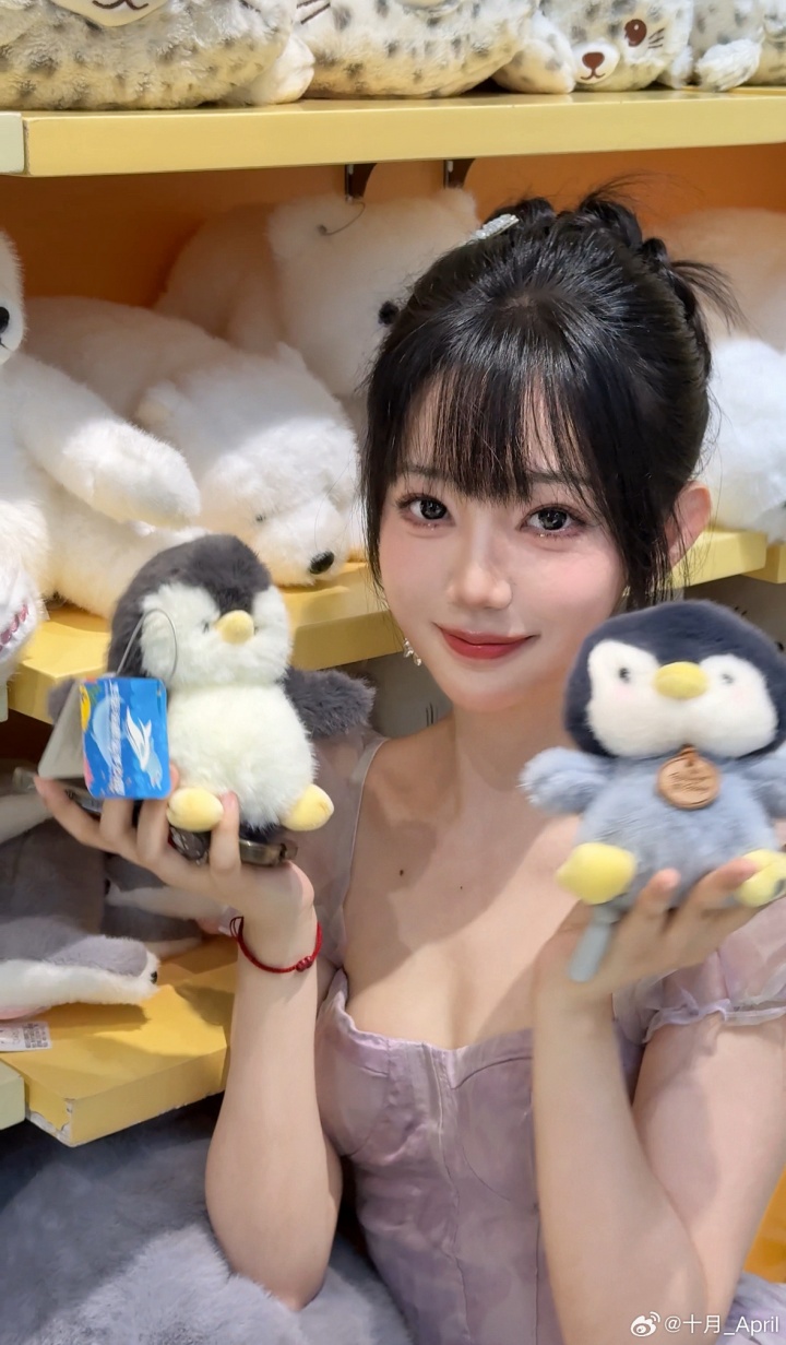 充Q币吗！主持十月更博晒照：🐧被企鹅包围啦