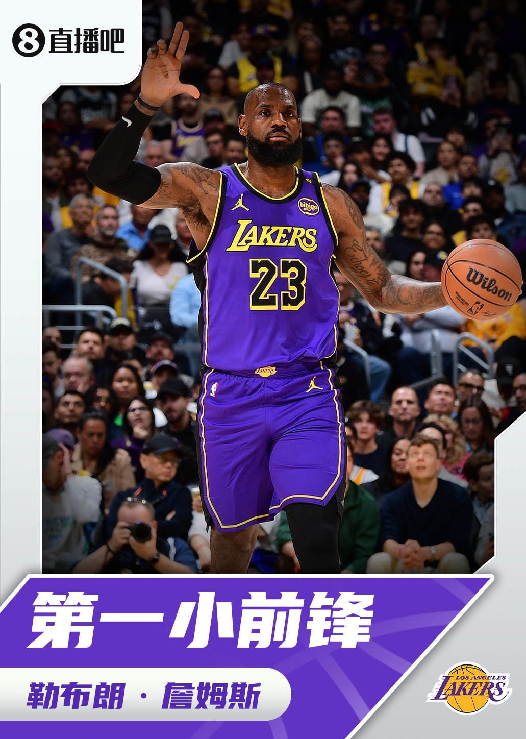 『吧友评选』NBA新赛季第一小前锋：勒布朗-詹姆斯当选