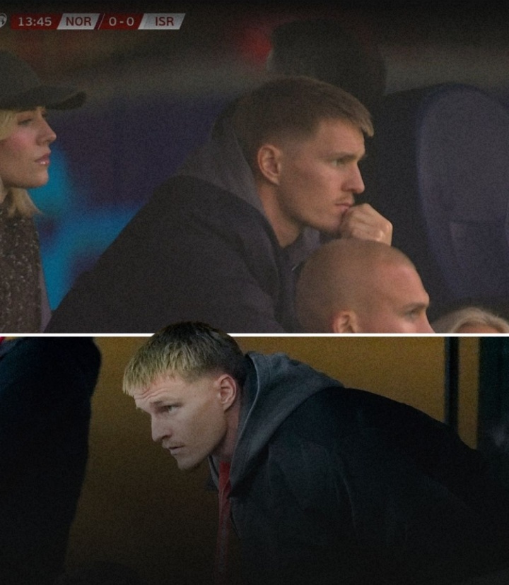 【QY球友会】距世界杯一步之遥!挪威全队赛后狂欢,厄德高因伤只能坐着庆祝