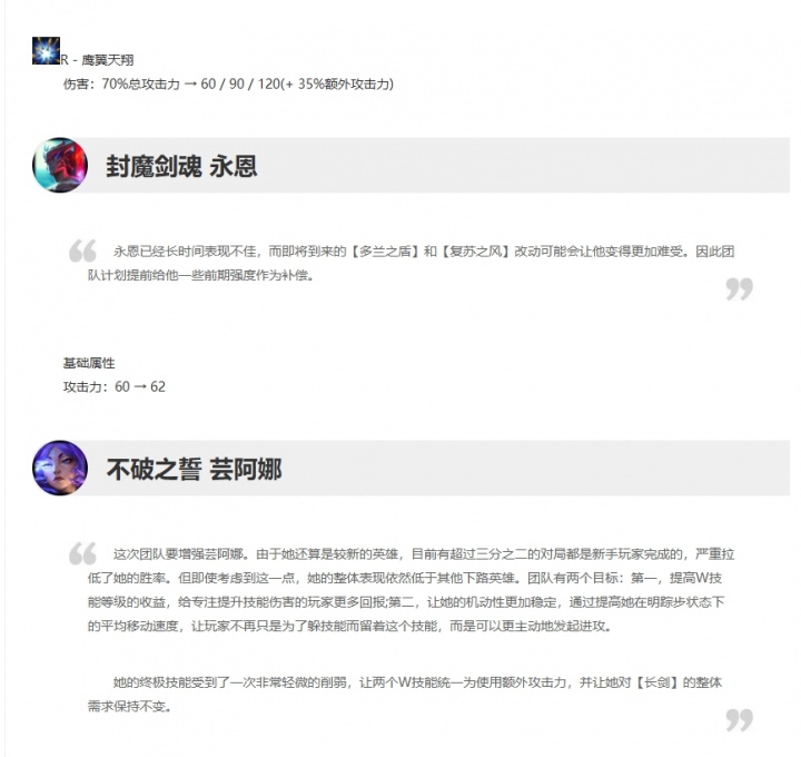 海克斯大乱斗来了！今日停机改动：EZ加强奇亚娜削弱 多兰系列调整