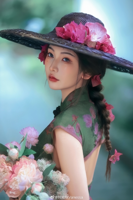 主播叶知秋晒照:今天是一个开心的日子 首先祝自己岁岁开心顺顺利利