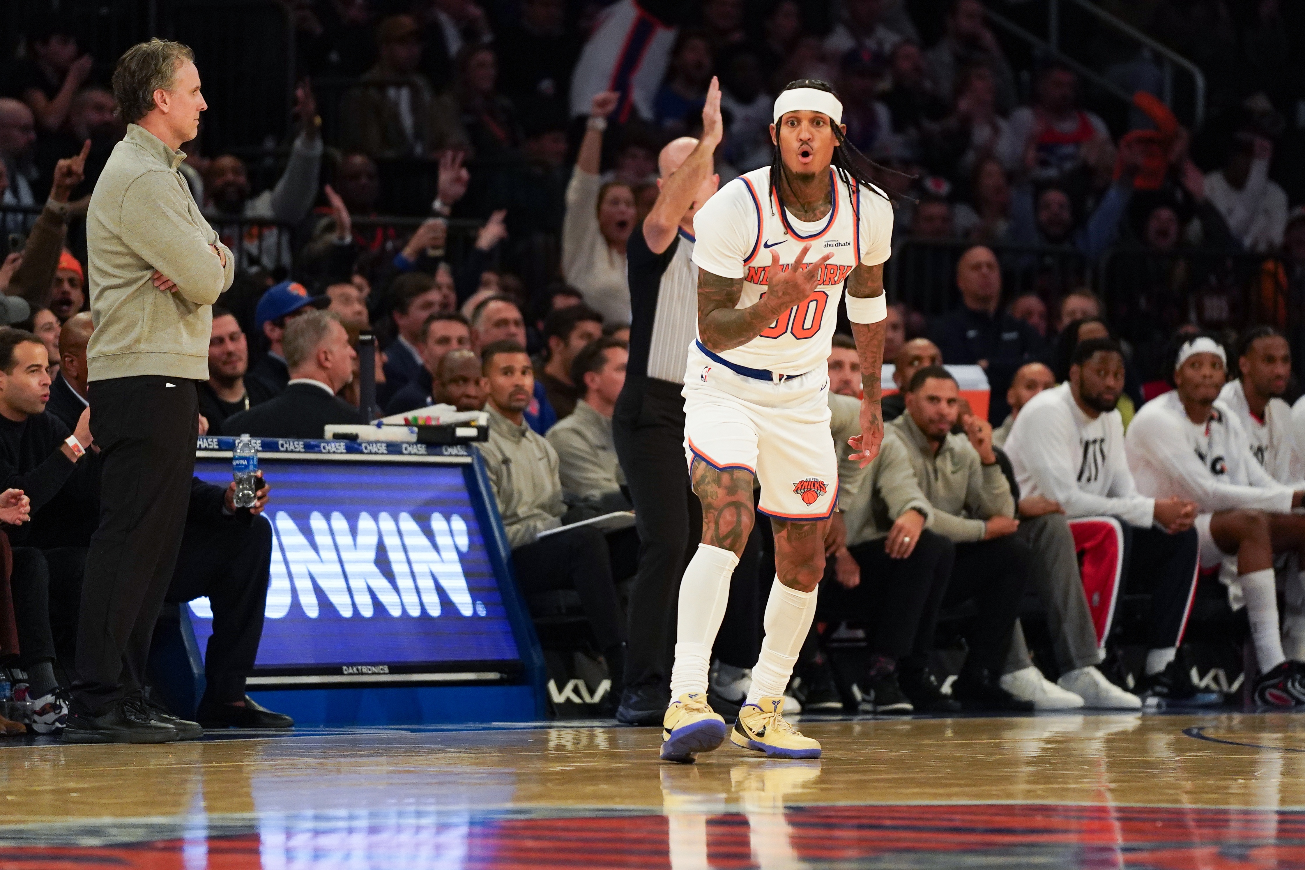 找回手感！克拉克森第二节4投3中&3罚全中 单节得分上双