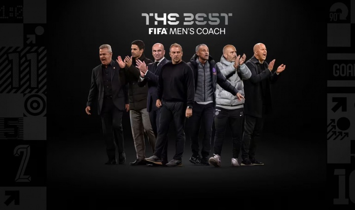 FIFA最佳教练候选：恩里克领衔，阿尔特塔、斯洛特、弗里克在列