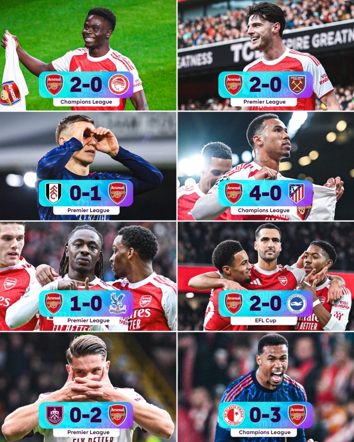 [有道理嘛?]前无古人！阿森纳本轮若再零封+赢球，将刷新英格兰足球历史纪录(图1)