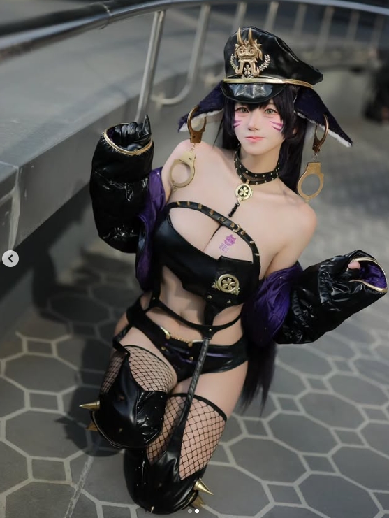 【蜗牛电竞】Faker美女粉丝晒Cos返图:期待明天展位见~💕