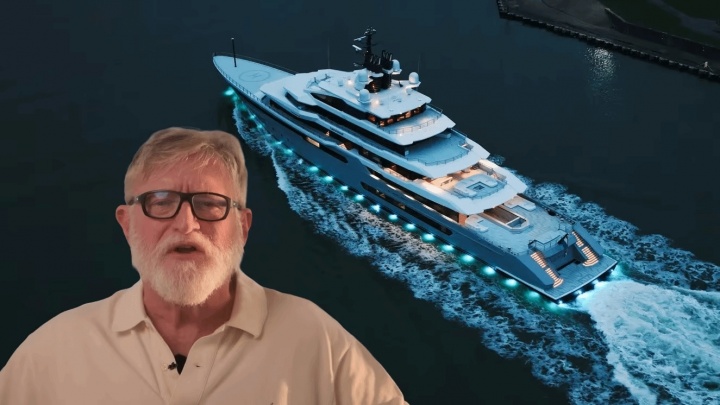 【万博电竞】G胖造价5亿美元超级游艇正式官宣交付:全场111米,内建15台电竞PC