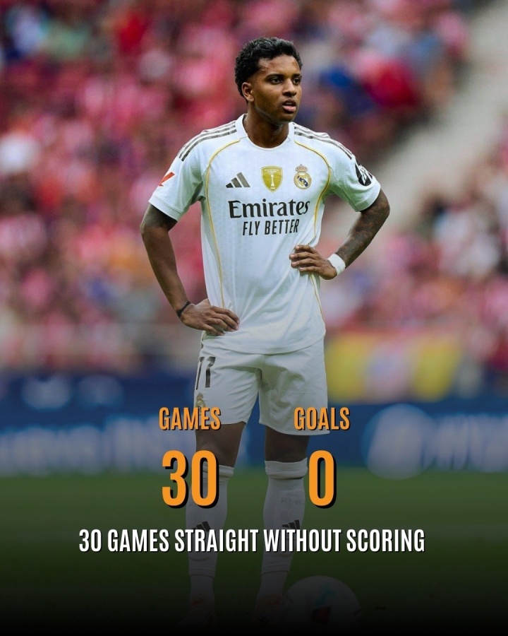 【值得一看】还有上升空间罗德里戈30场球荒平队史纪录 差77分钟再平1纪录(图2) 【值得一看】还有上升空间罗德里戈30场球荒平队史纪录 差77分钟再平1纪录(图2)