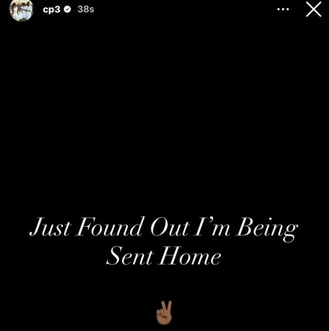 【有道理嘛?】咋了老炮？保罗深夜在亚特兰大发文：我要被送回家了(图2)