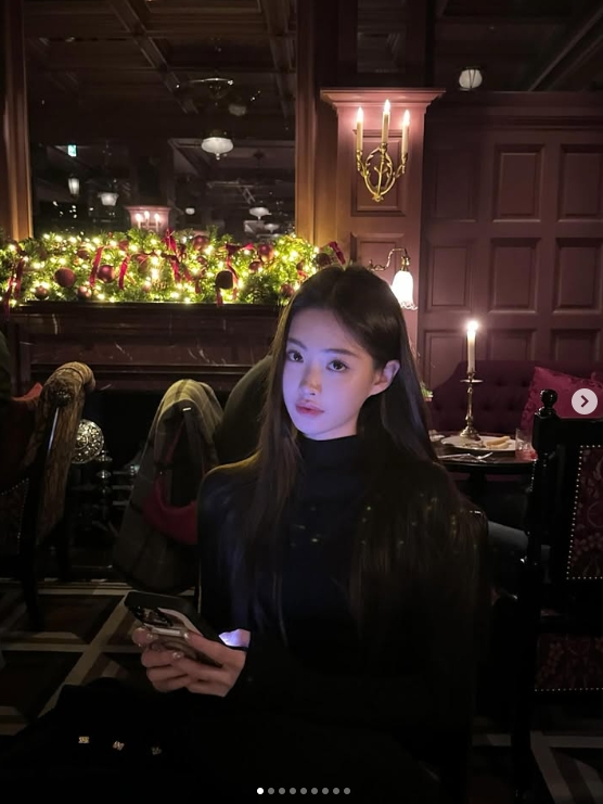 Ming绯闻女友1saye晒照:满满的圣诞气息!