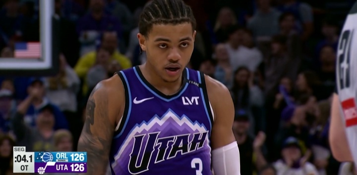 [爵士]刺激！基昂特·乔治3+1绝杀 贝恩轻松上篮反绝杀！(图1)