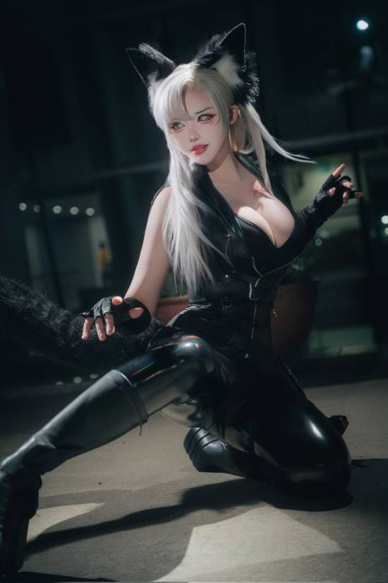 好看爱看!韩援Yasal《妮姬》新COS照分享 黑丝更为诱人