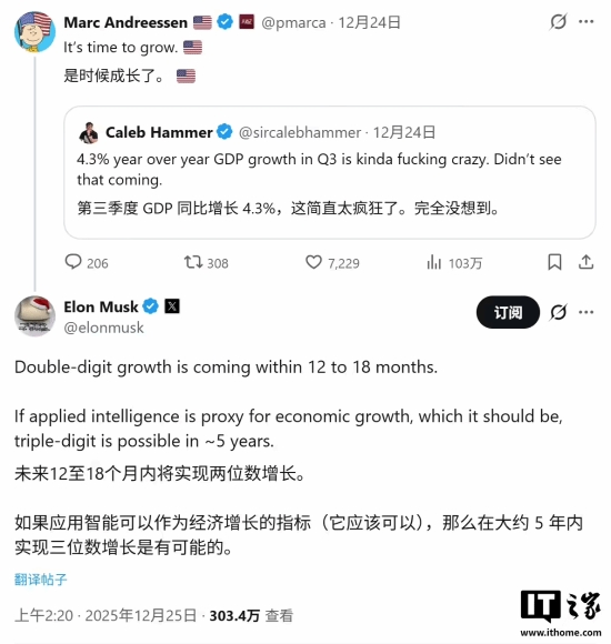 马斯克预测：AI 和机器人将彻底消除贫困与饥饿 工作将变成“可选项”【球盟会】