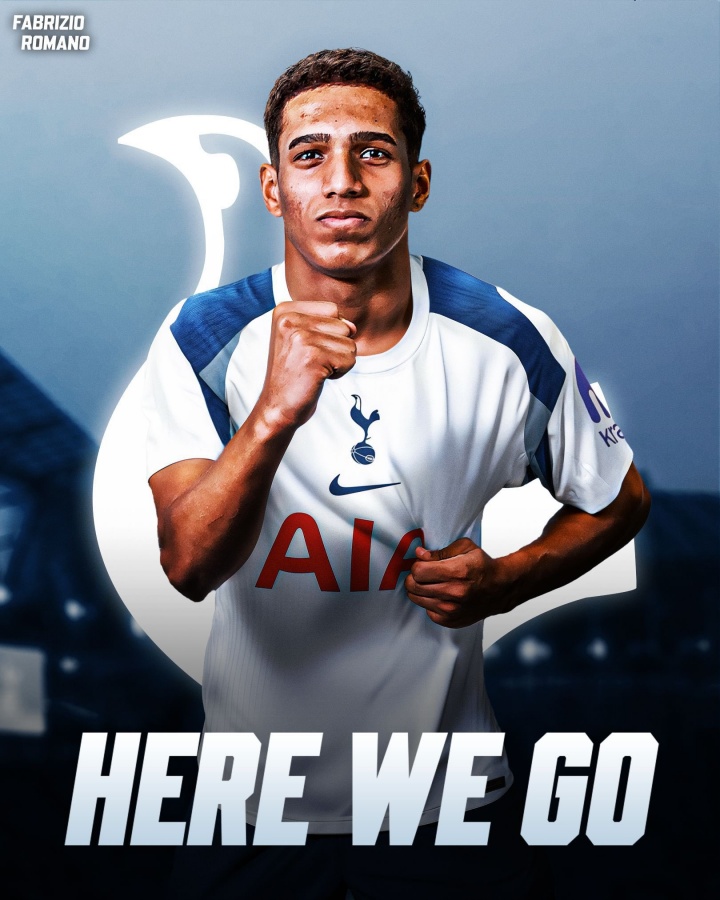 Here We Go！羅馬諾：熱刺將簽桑托斯19歲後衛索薩，轉會費1500萬