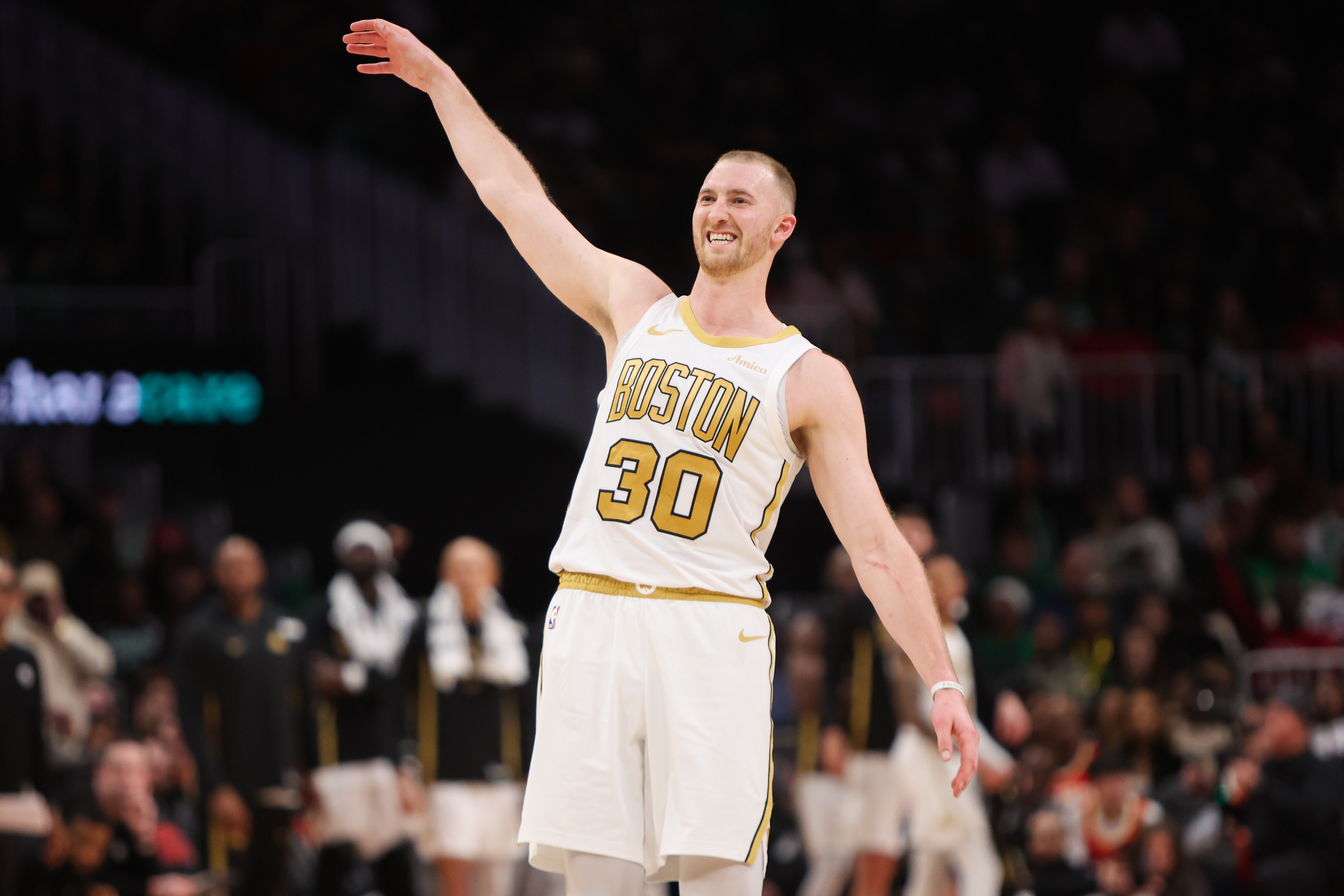 [凯尔特人]三分21中10！豪泽：出手的每个球都感觉要进 今天就是这样的感觉(图1)