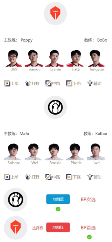 LPL明日首发出炉！登峰组第二轮较量开始，TESvsiG，Creme再战Rookie！