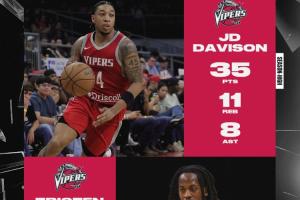 火箭G联盟球员表现抢眼，遭终结四连胜