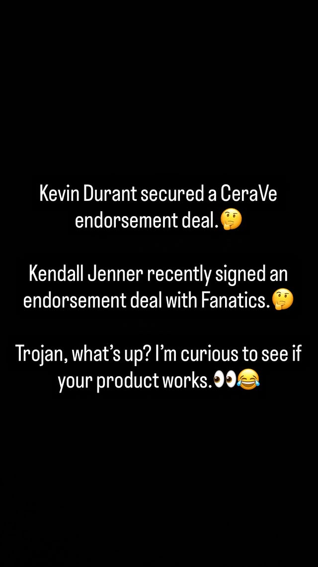 【体育报道】不愧是你!KD代言护肤品 字母哥在线索要套套代言(图2) undefined